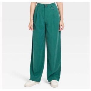 Green/Turquoise Trouser Pants Sz 12